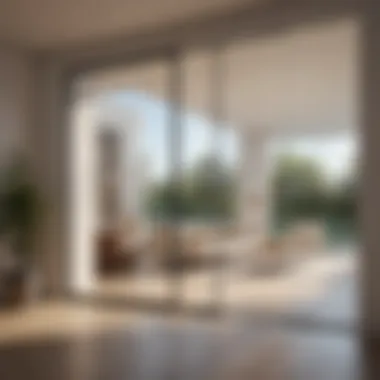 Seamless Integration: The 84 Sliding Glass Door in Interior Design Stylish 84 sliding glass door integrating with interior design