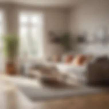 Minimalist Design for Small Areas Minimalist sofa arrangement in a cozy setting