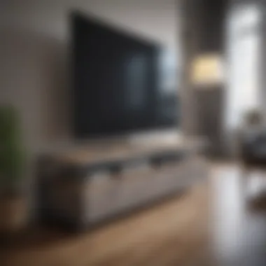 Different materials used for higher TV stands