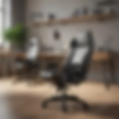 Aesthetic appeal of Asus chairs in a home office