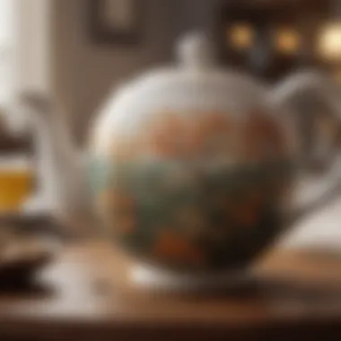 Various materials used in crafting single cup teapots