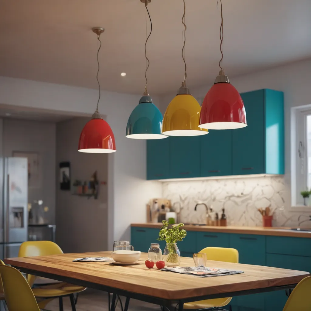 Colorful Kitchen Pendant Lights in Interior Design