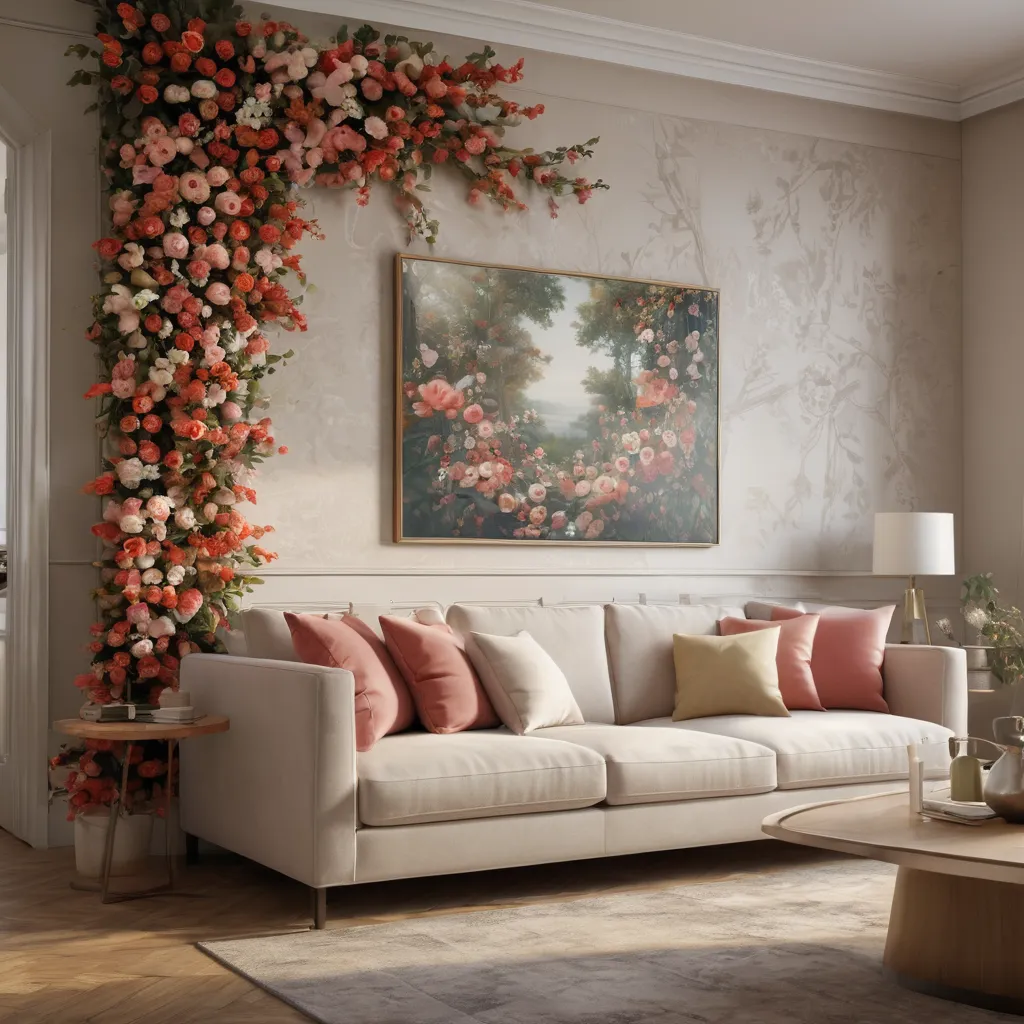Transform Your Space with Large Flower Wall Decals